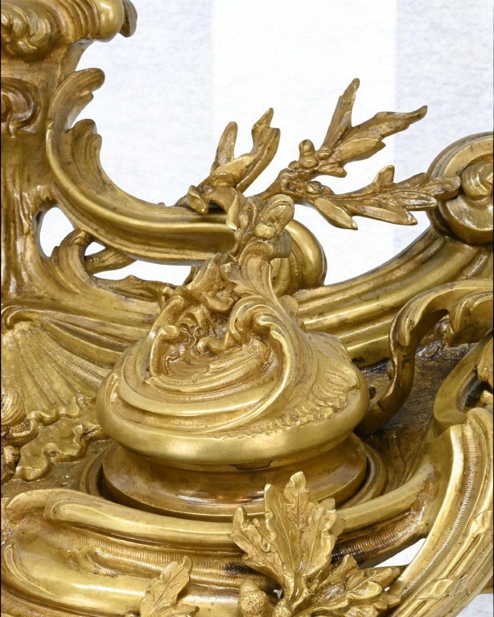 Encrier en Bronze - Napoléon III-photo-2